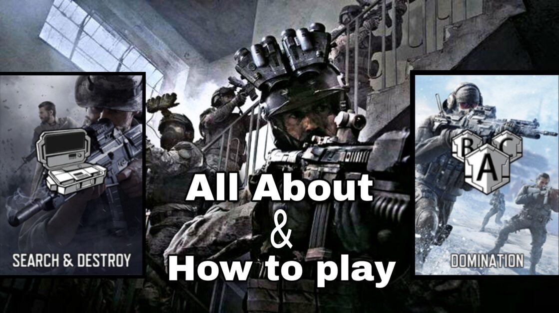How To Play Search and Destroy & Domination In Cod Mobile | Search and Destroy or Domination kaise khelen in hindi