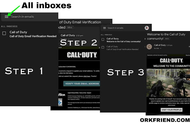 change call of duty mobile email, Call of duty email verification