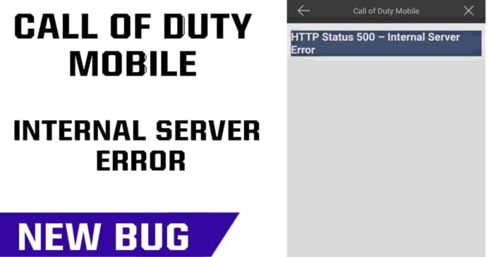 What is Http Status 500 in call of duty mobile
