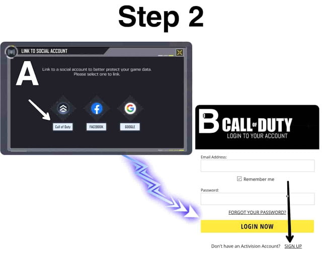 call of duty mobile sign up