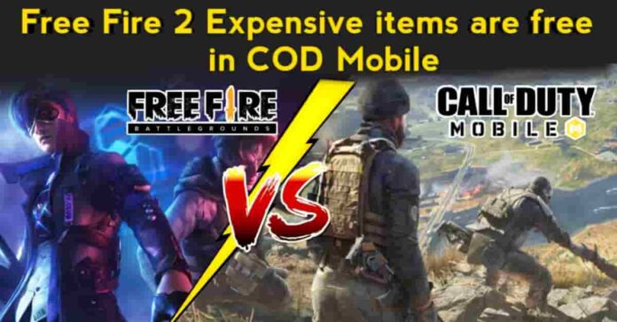 Free Fire 2 Expensive items are free in CODm