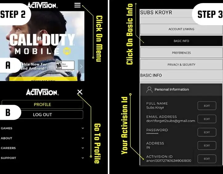 How To Find Activision Id In Call OF Duty Mobile Hindi | Find Cod Mobile Activision Id | What is Activision Id In Hindi