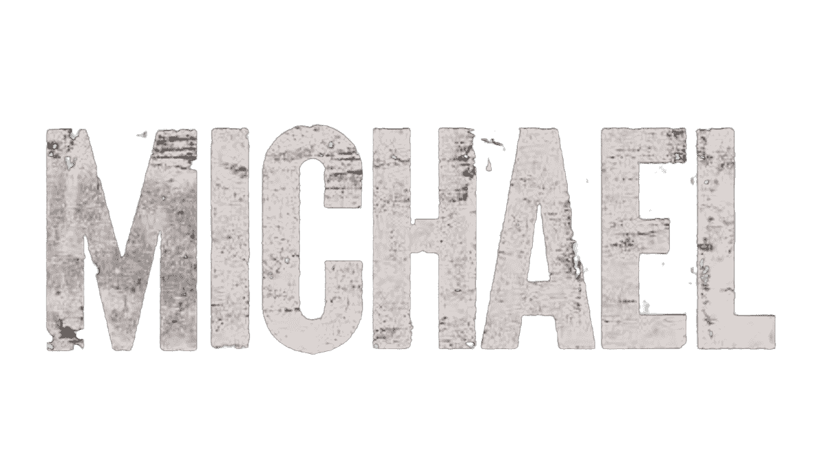 Michael Movie Title PNG